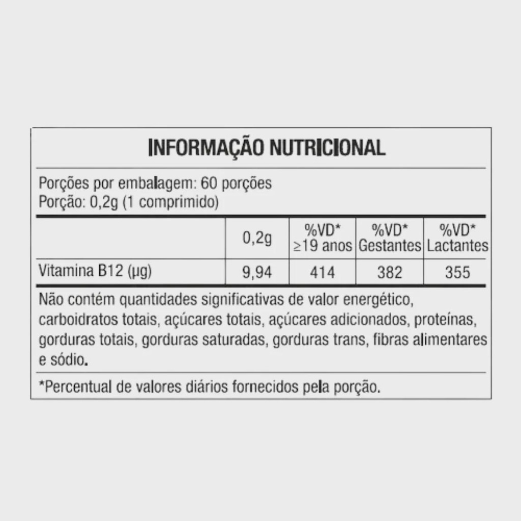 Imagem 4 do produto Suplemento B12 Metilcobalamina Mastigáveis (60 Comp) Maxinutri Sabor Vegan Frutas vermelhas