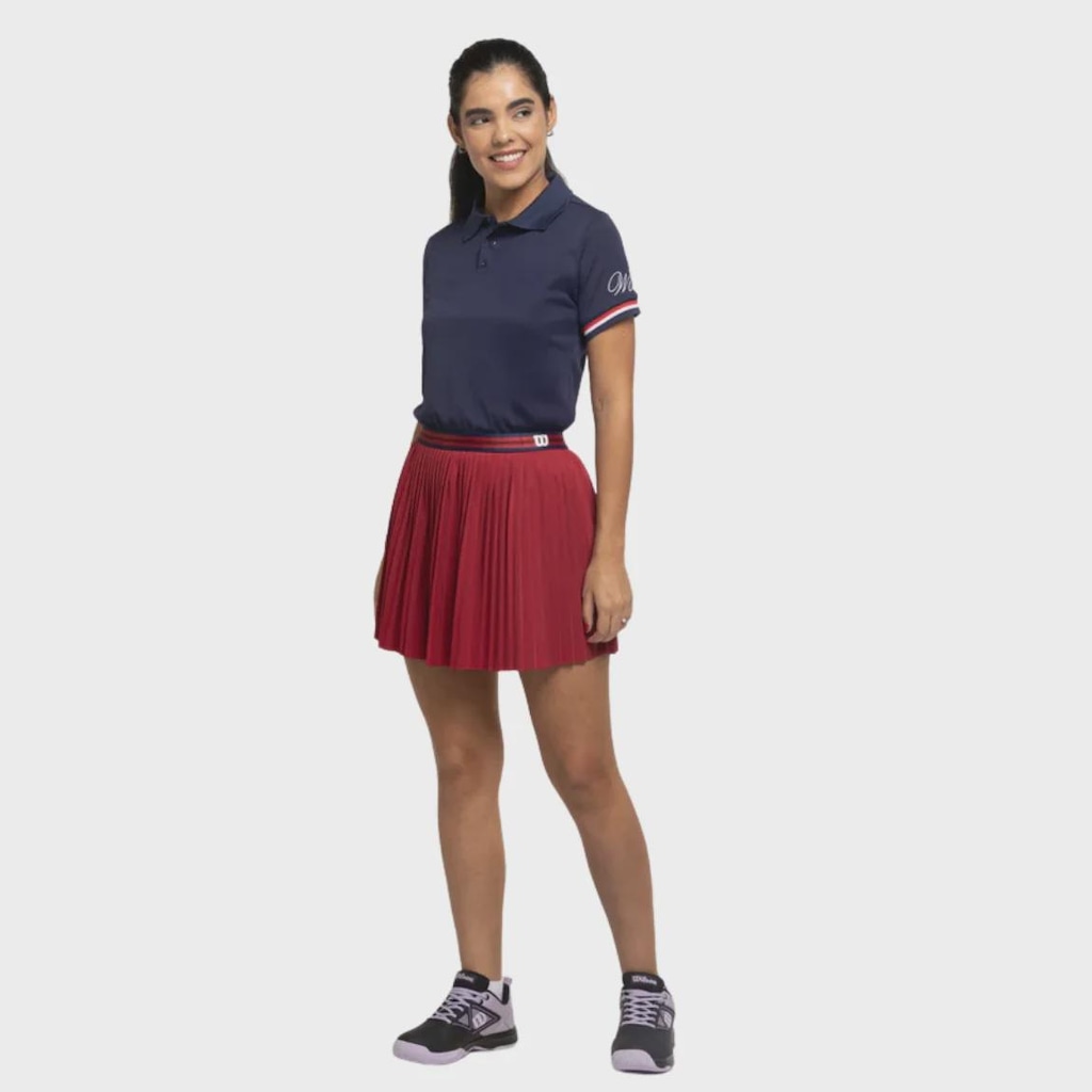 Imagem 3 do produto Camiseta Polo Wilson Tour Retrô Feminina
