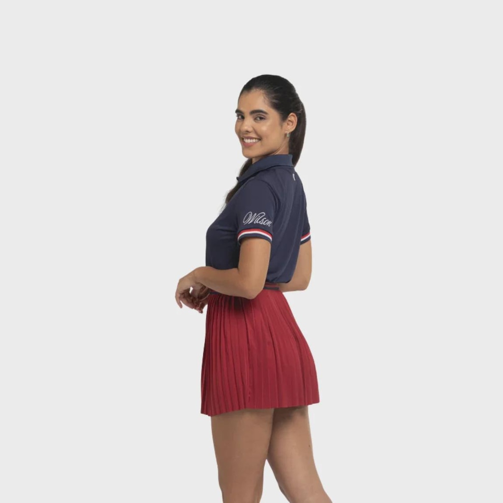 Imagem 4 do produto Camiseta Polo Wilson Tour Retrô Feminina