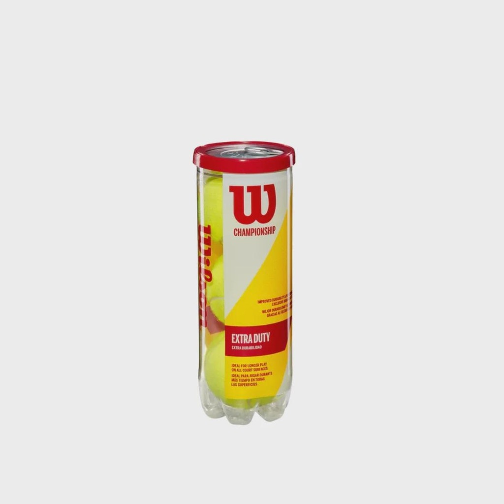 Imagem 3 do produto Bola De Tênis Wilson Championship Extra Duty Tubo C/ 3 Bolas