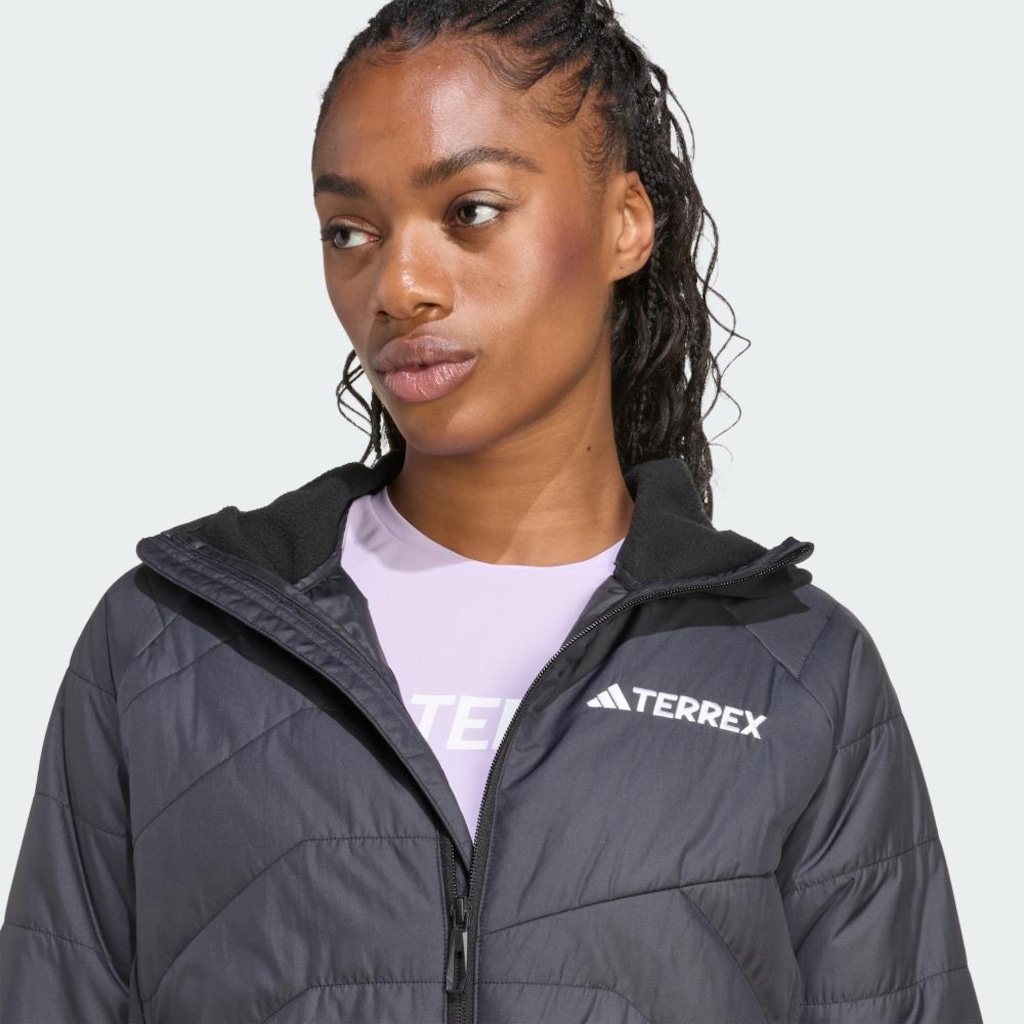 Imagem 5 do produto Jaqueta Capuz Híbrida Isolamento Terrex Multi CLIMAWARM adidas Feminina