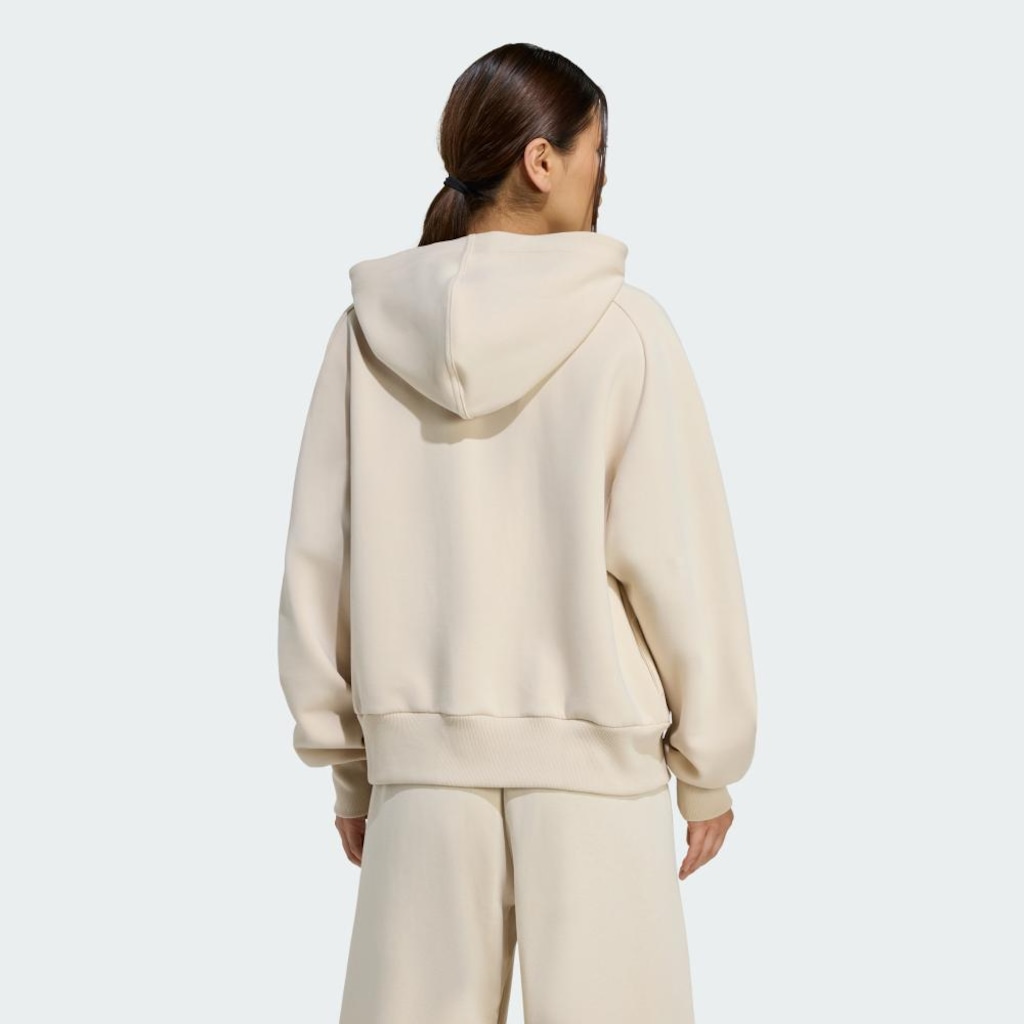 Imagem 3 do produto Blusão com Capuz adidas Soft Lux Fecho Zíper Feminino