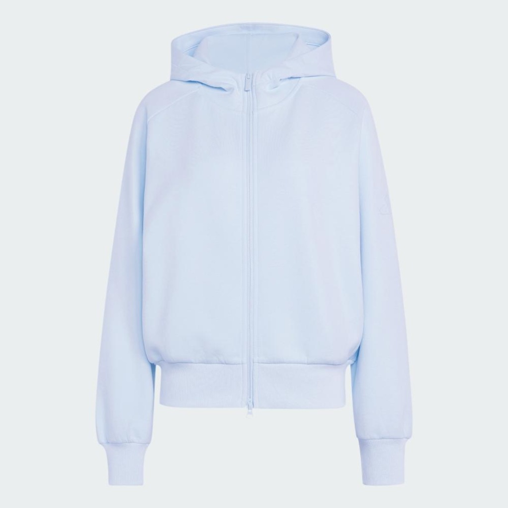 Imagem 2 do produto Blusão com Capuz adidas Soft Lux Fecho Zíper Feminino