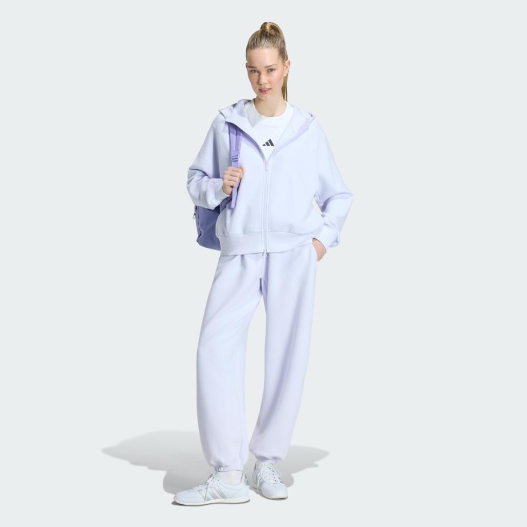 Imagem 4 do produto Blusão com Capuz adidas Soft Lux Fecho Zíper Feminino