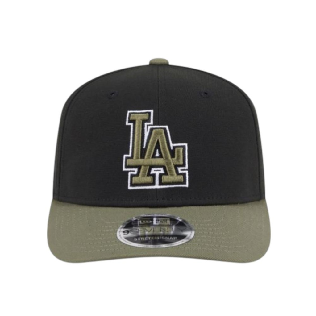 Imagem 2 do produto Boné Masculino New Era 970ss Olive Los Angeles Dodgers Aba Curva