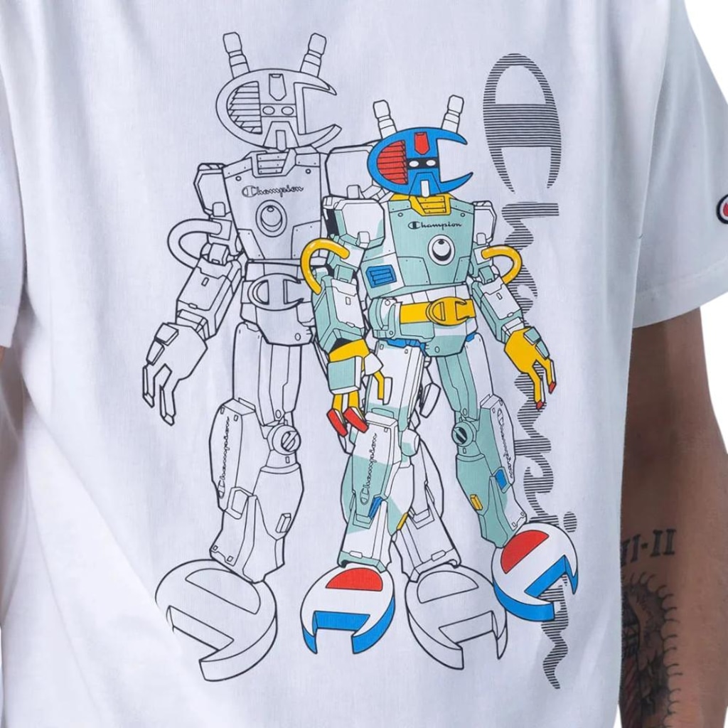 Imagem 3 do produto Camiseta Champion Robot Off White Masculina