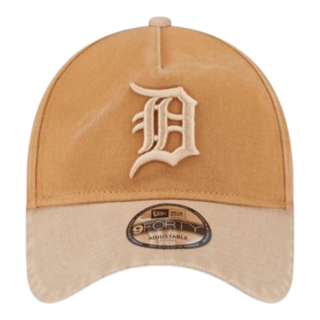 Imagem 3 do produto Boné Masculino New Era 940 A-Frame Detroit Tigers Washed Earthtones Aba Curva