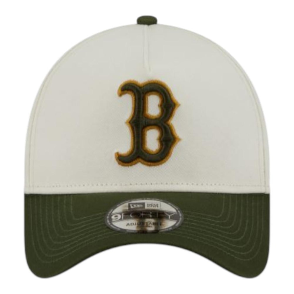 Imagem 3 do produto Boné Masculino New Era 940AF Metallic Boston Red Sox Off White Aba Curva