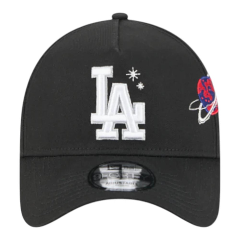 Imagem 3 do produto Boné Masculino New Era 940 A-Frame Los Angeles Dodgers Planets Aba Curva
