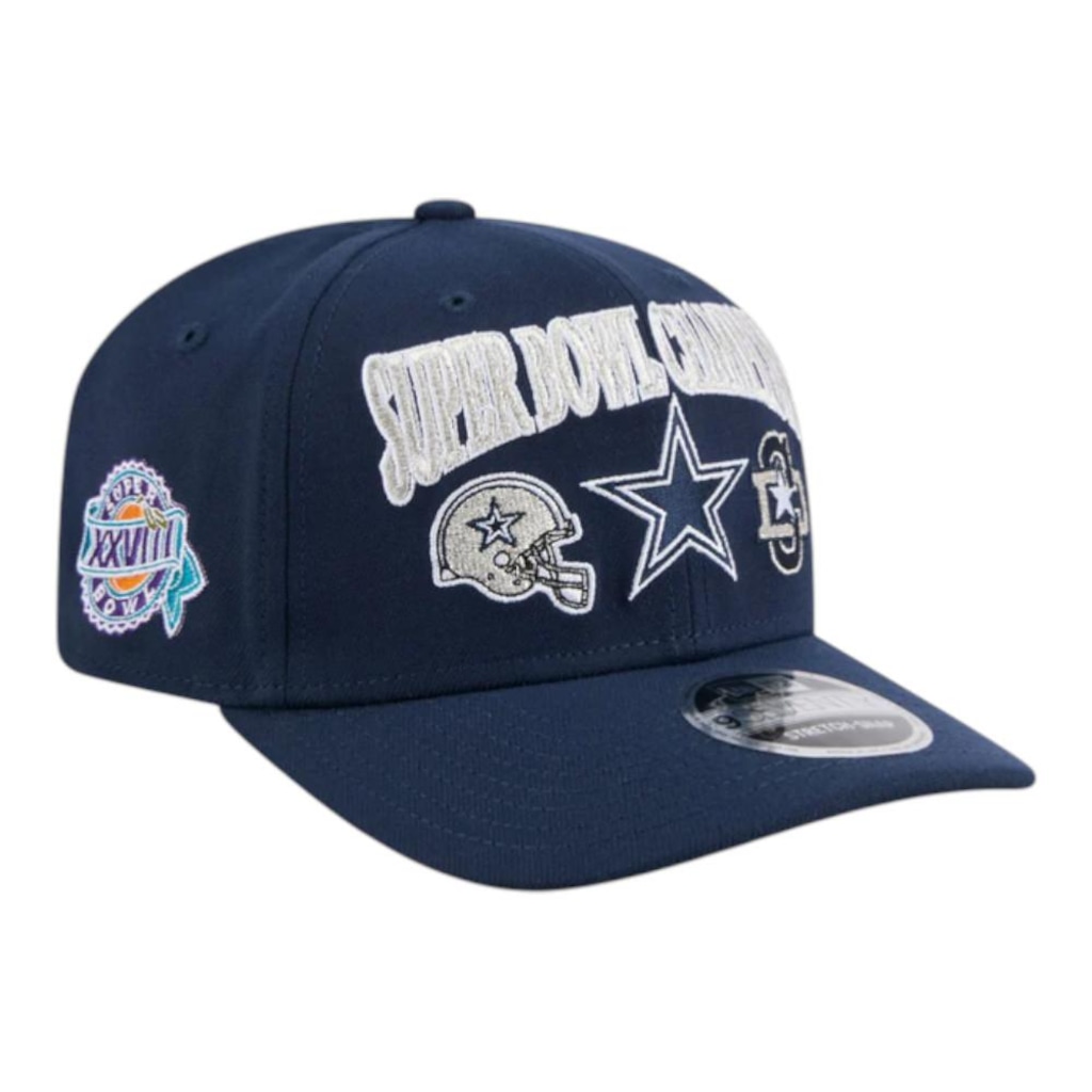 Imagem 2 do produto Boné Masculino New Era 970ss Super Bowl Dallas Cowboys Aba Curva