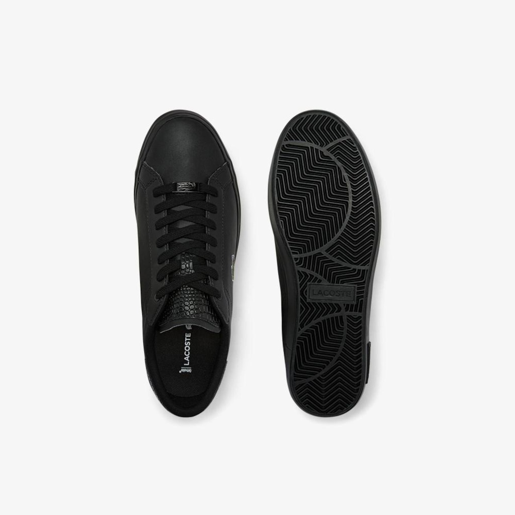 Imagem 4 do produto Tênis Powercourt de Couro Lacoste Masculino