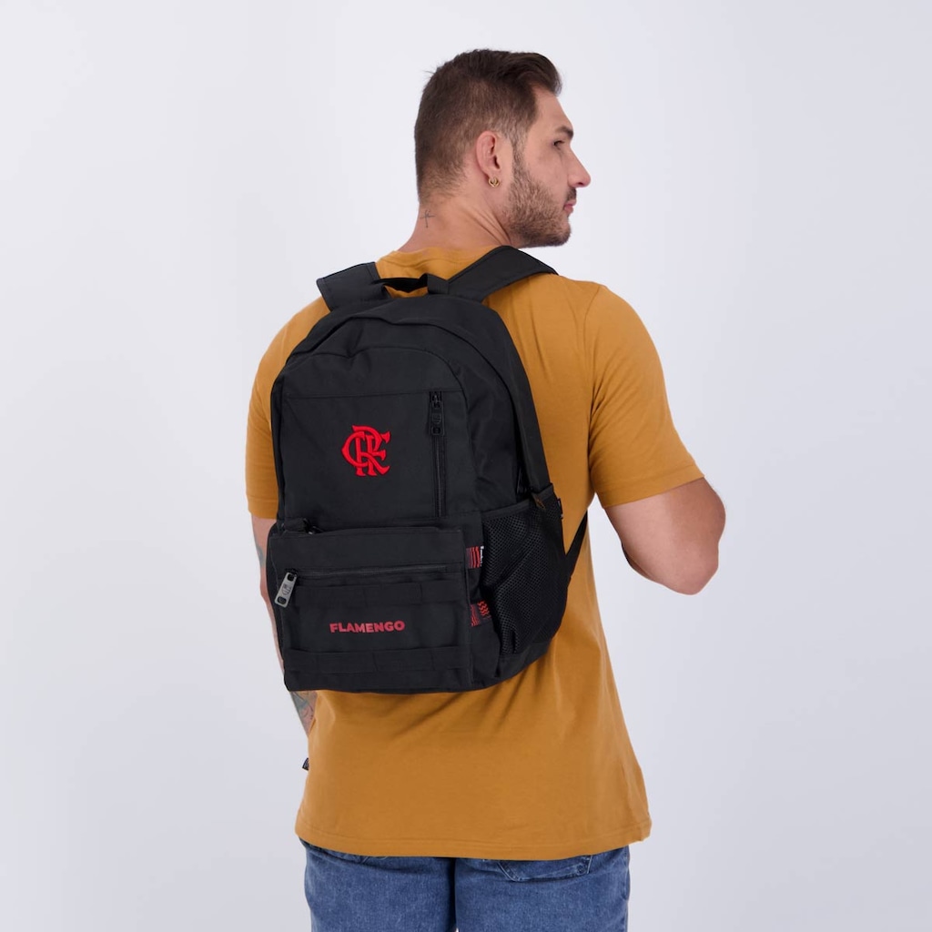 Imagem 2 do produto Kit Mochila Esportiva e Estojo Flamengo Unissex