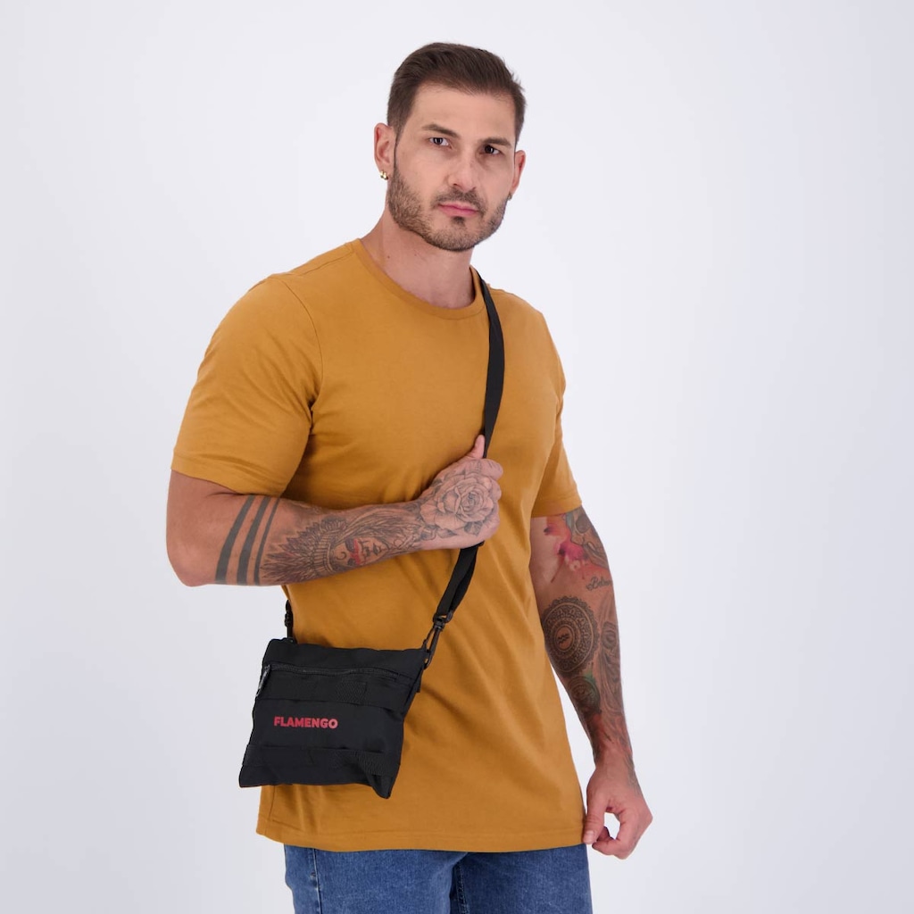Imagem 4 do produto Kit Mochila Esportiva e Estojo Flamengo Unissex