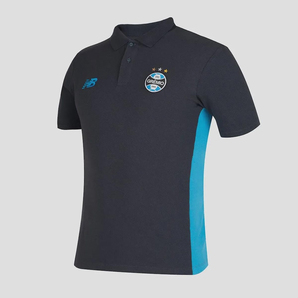 Imagem 2 do produto Camisa Polo do Grêmio Viagem 2026 New Balance Masculina