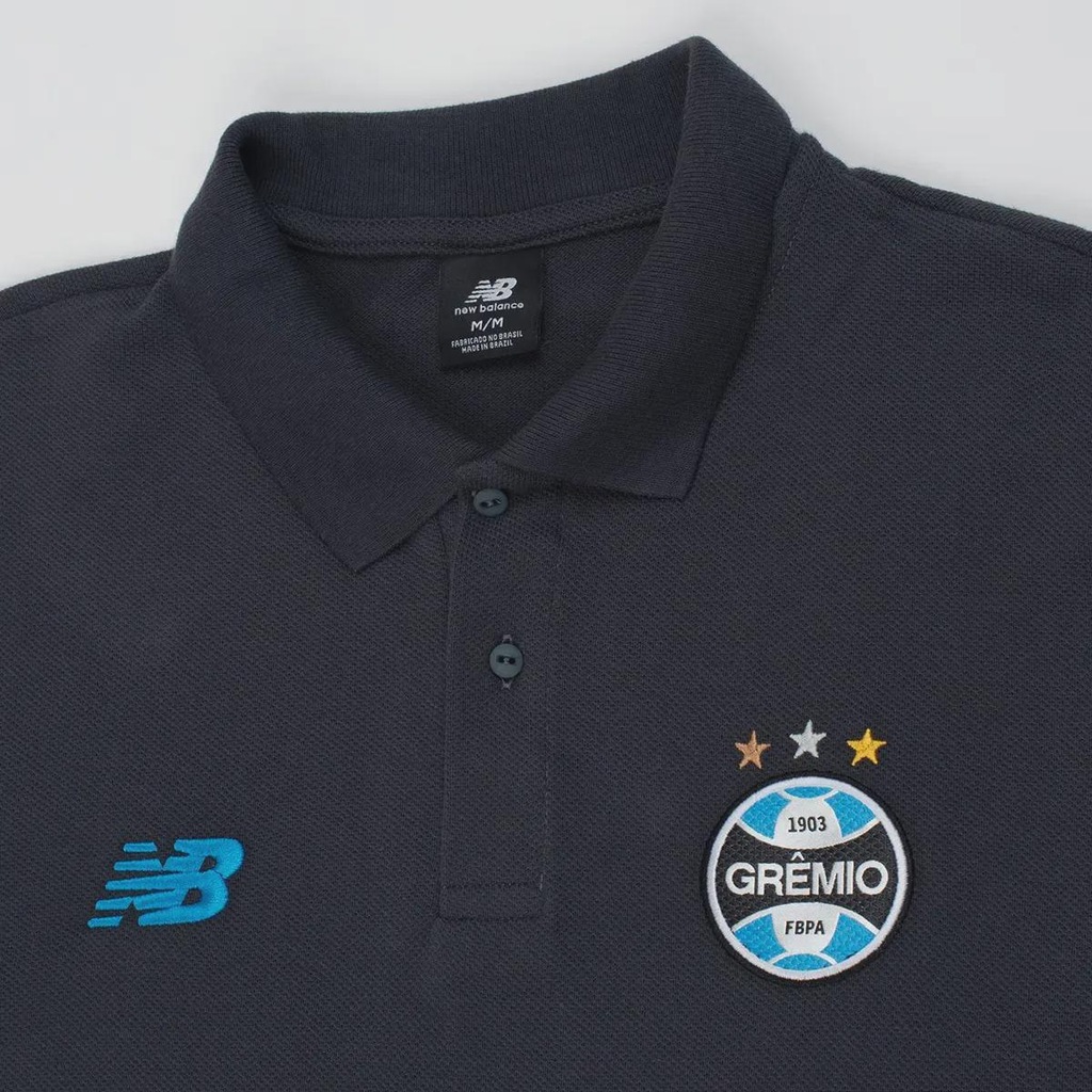 Imagem 4 do produto Camisa Polo do Grêmio Viagem 2026 New Balance Masculina
