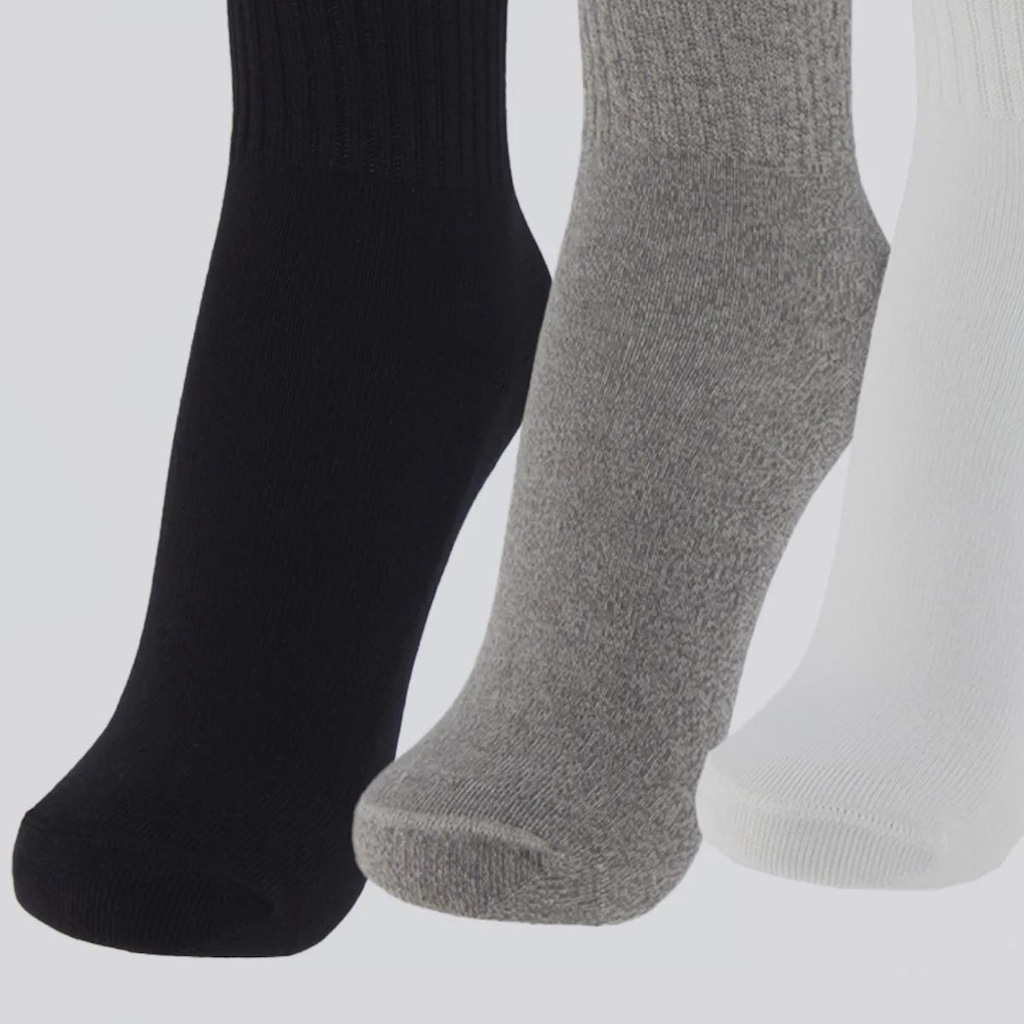 Imagem 3 do produto Kit 3 Pares de Meia Cano Longo Lupo Sport Walk Masculino
