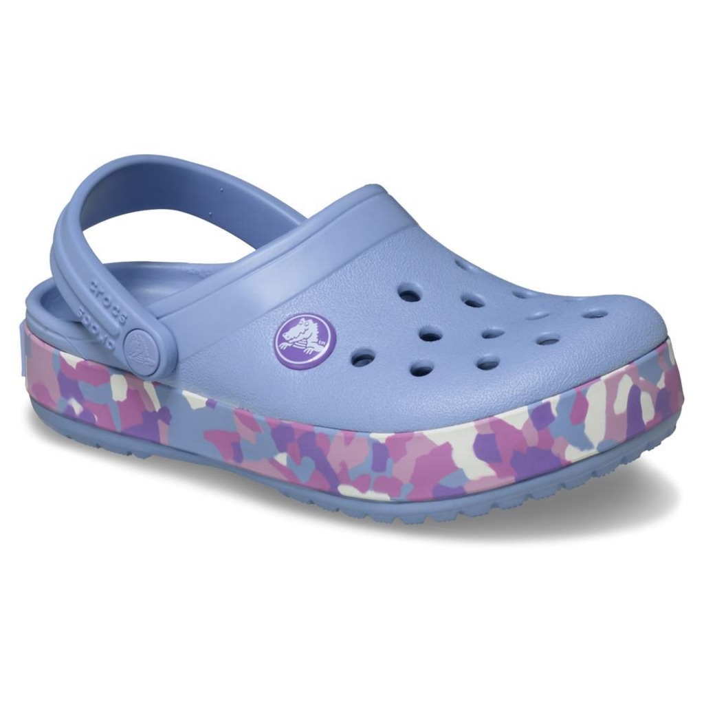 Imagem 2 do produto Sandália Crocs Crocband Glow Confetti Band Clog T - Infantil