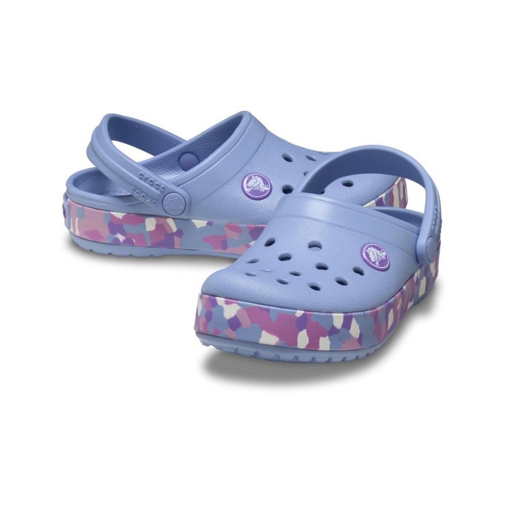 Imagem 3 do produto Sandália Crocs Crocband Glow Confetti Band Clog T - Infantil