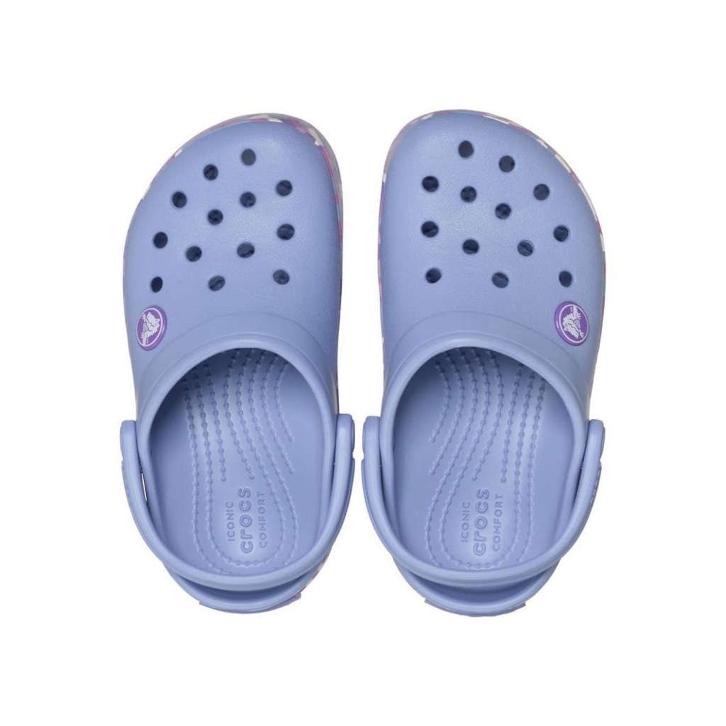 Imagem 4 do produto Sandália Crocs Crocband Glow Confetti Band Clog T - Infantil