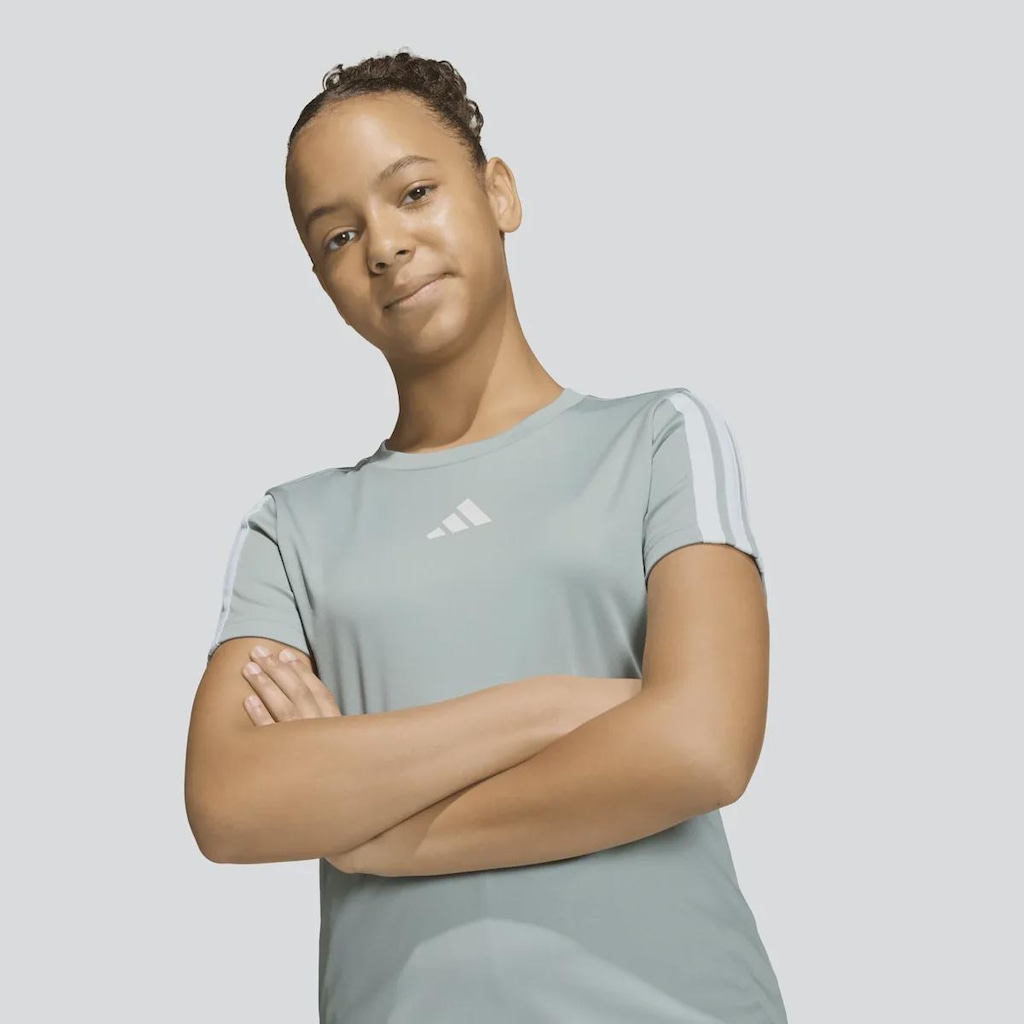Imagem 5 do produto Camiseta Infantil adidas 3 Stripes Logo