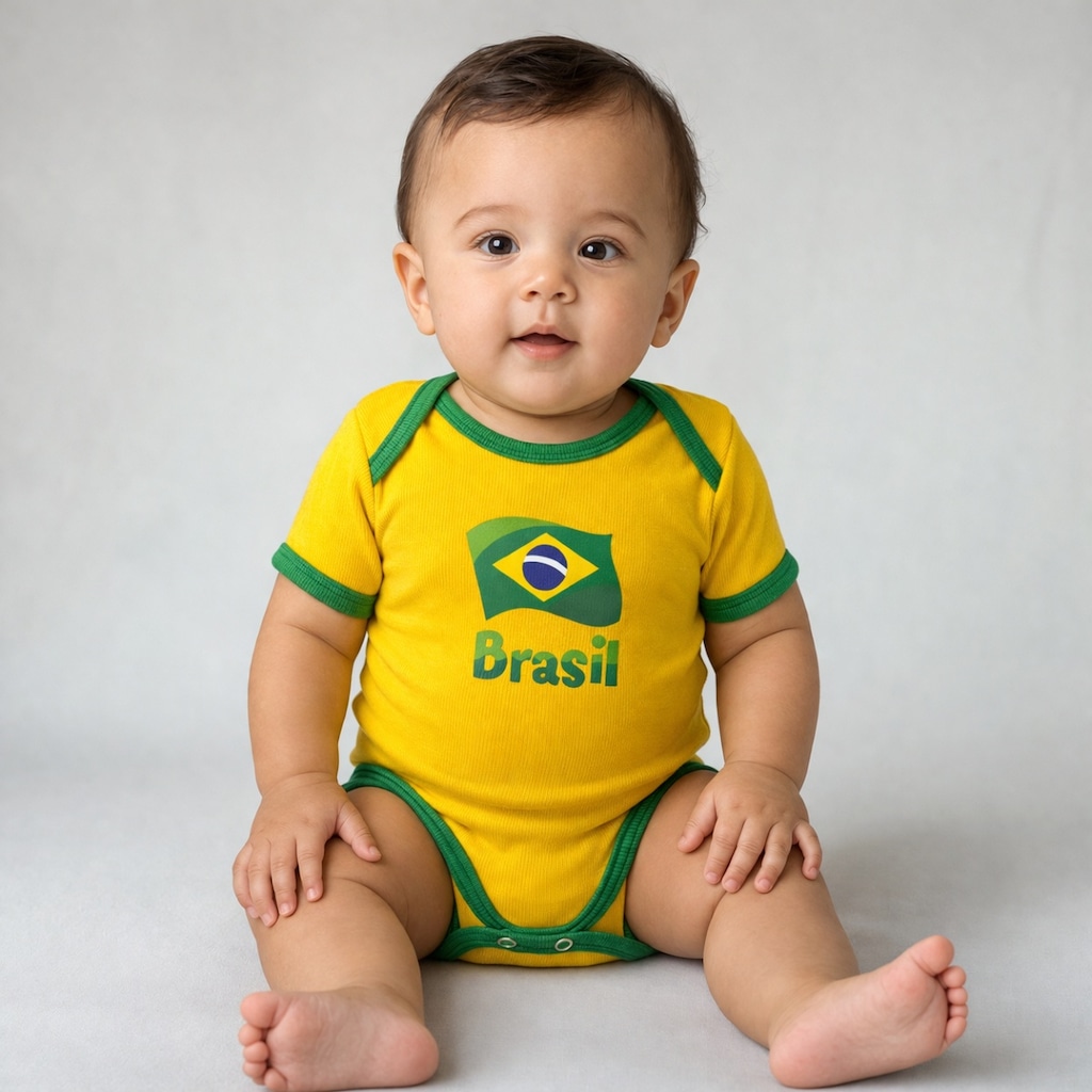 Imagem 2 do produto Body do Brasil Torcida Baby Oficial