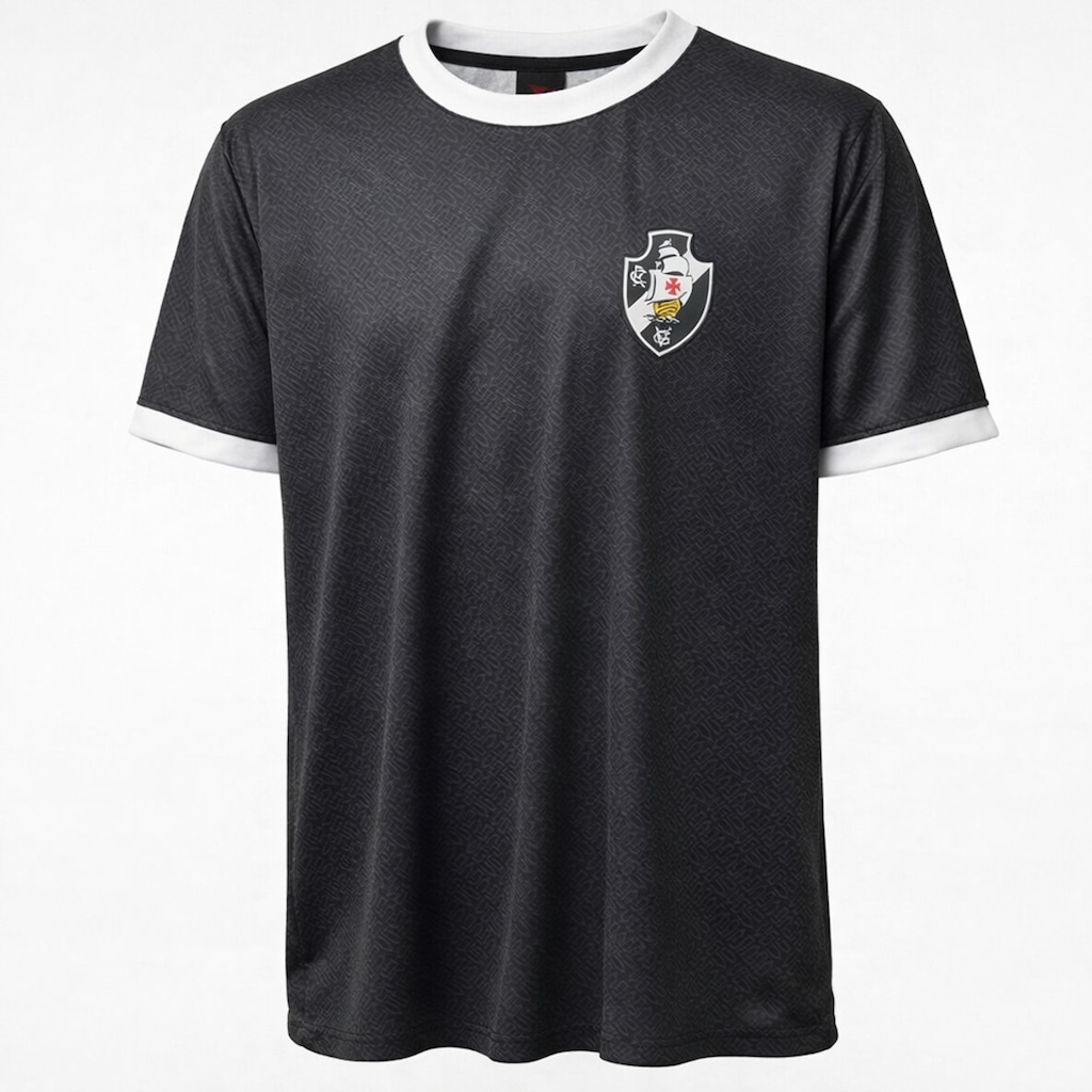 Imagem 2 do produto Camisa do Vasco da Gama Origem Black Plus Size Hyperbole - Masculina