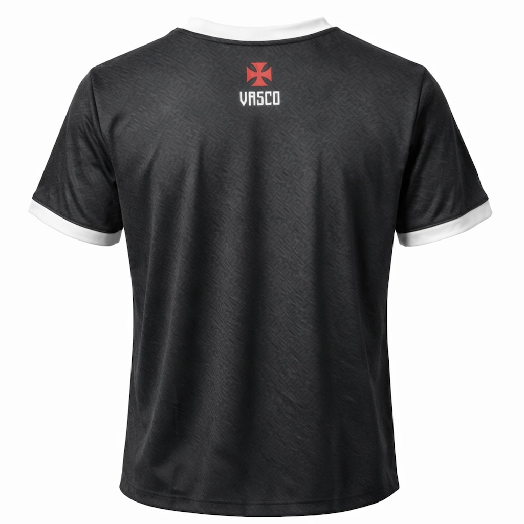 Imagem 4 do produto Camisa do Vasco da Gama Origem Black Plus Size Hyperbole - Masculina