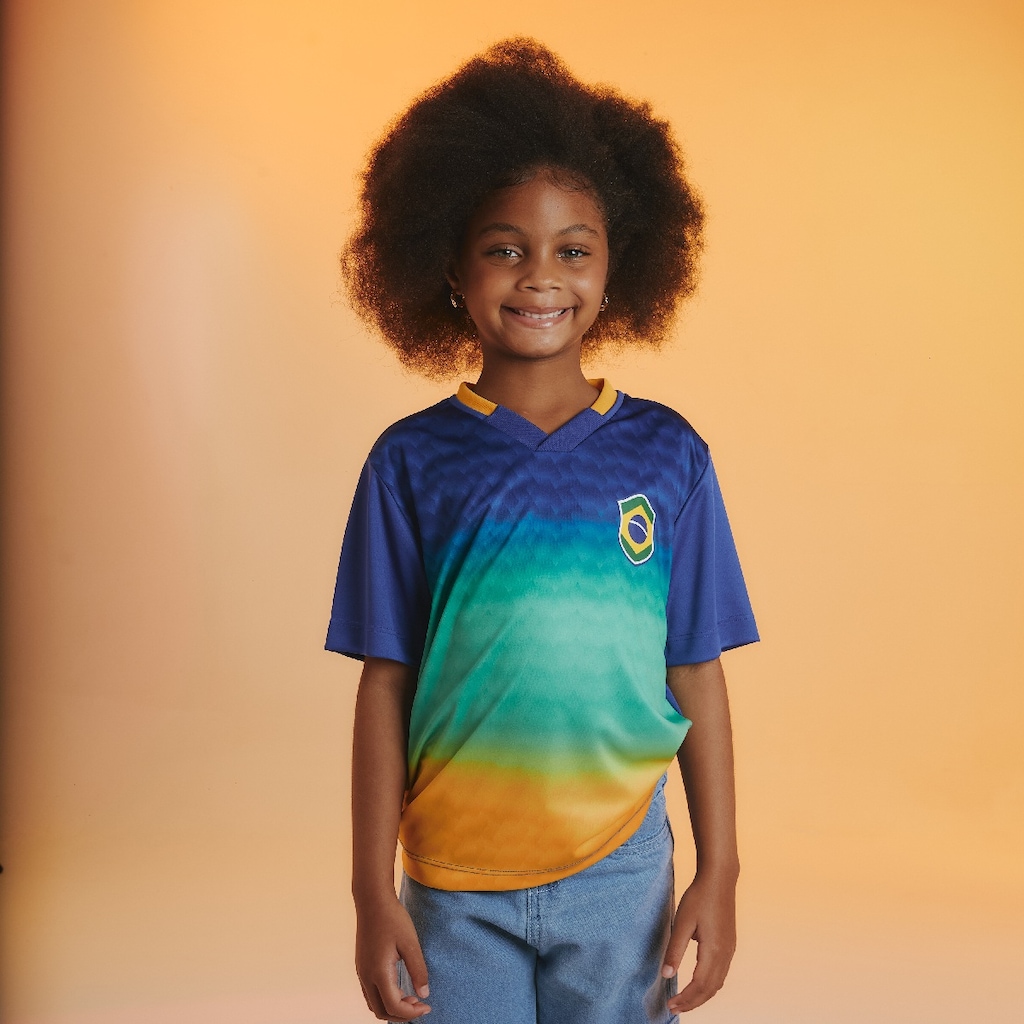 Imagem 2 do produto Camisa Brasil Casual Samba Braziline - Infantil
