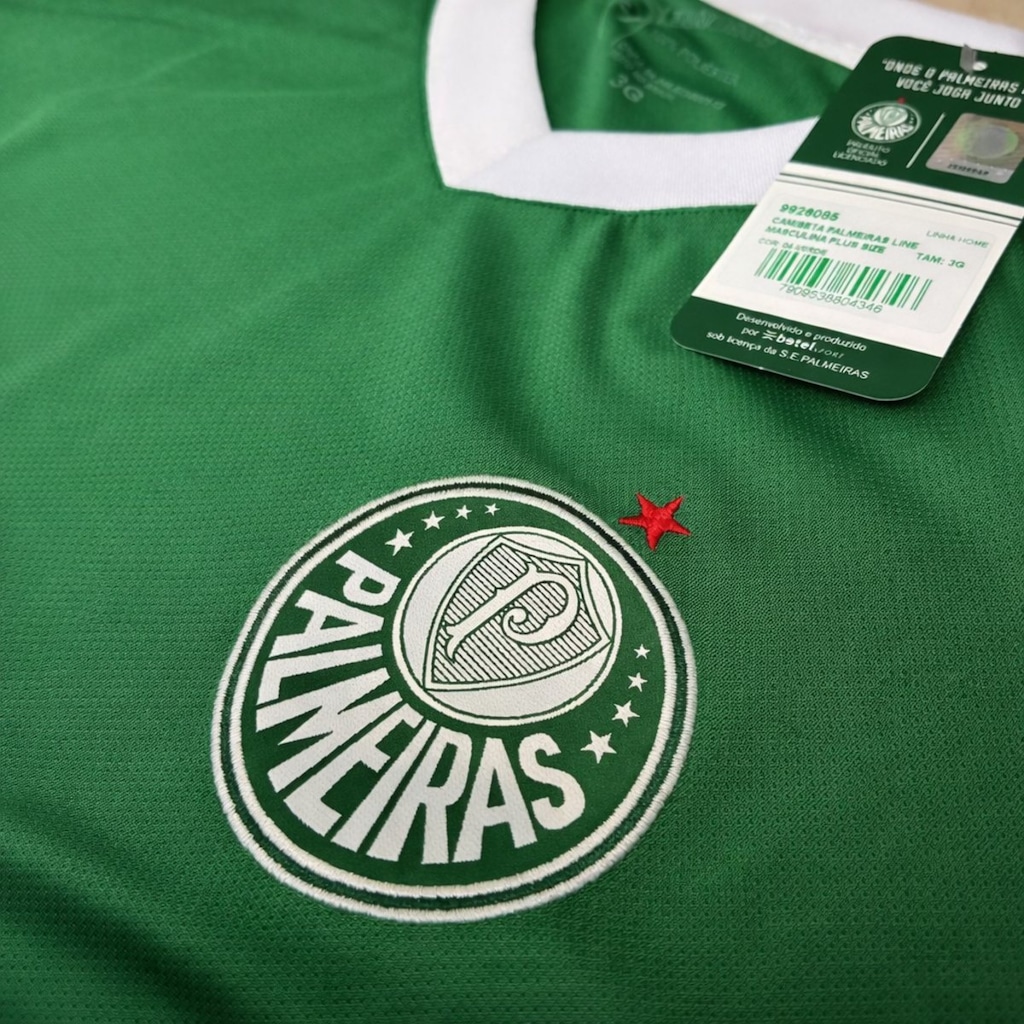 Imagem 3 do produto Camisa do Palmeiras Line Plus Size Betel - Masculina