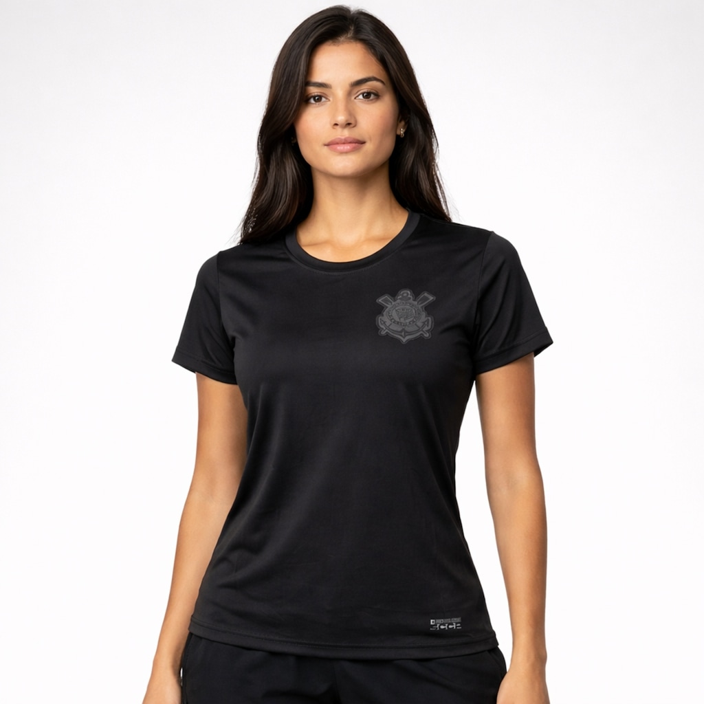Imagem 2 do produto Camisa do Corinthians Dry Símbolo Bordado - Feminina