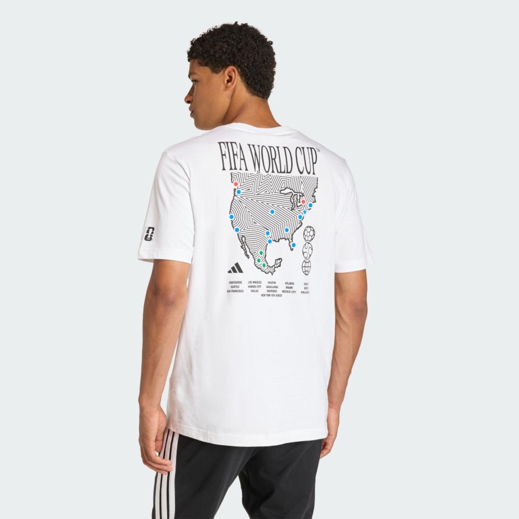 Imagem 3 do produto Camiseta adidas Mapa Copa do Mundo FIFA Masculina