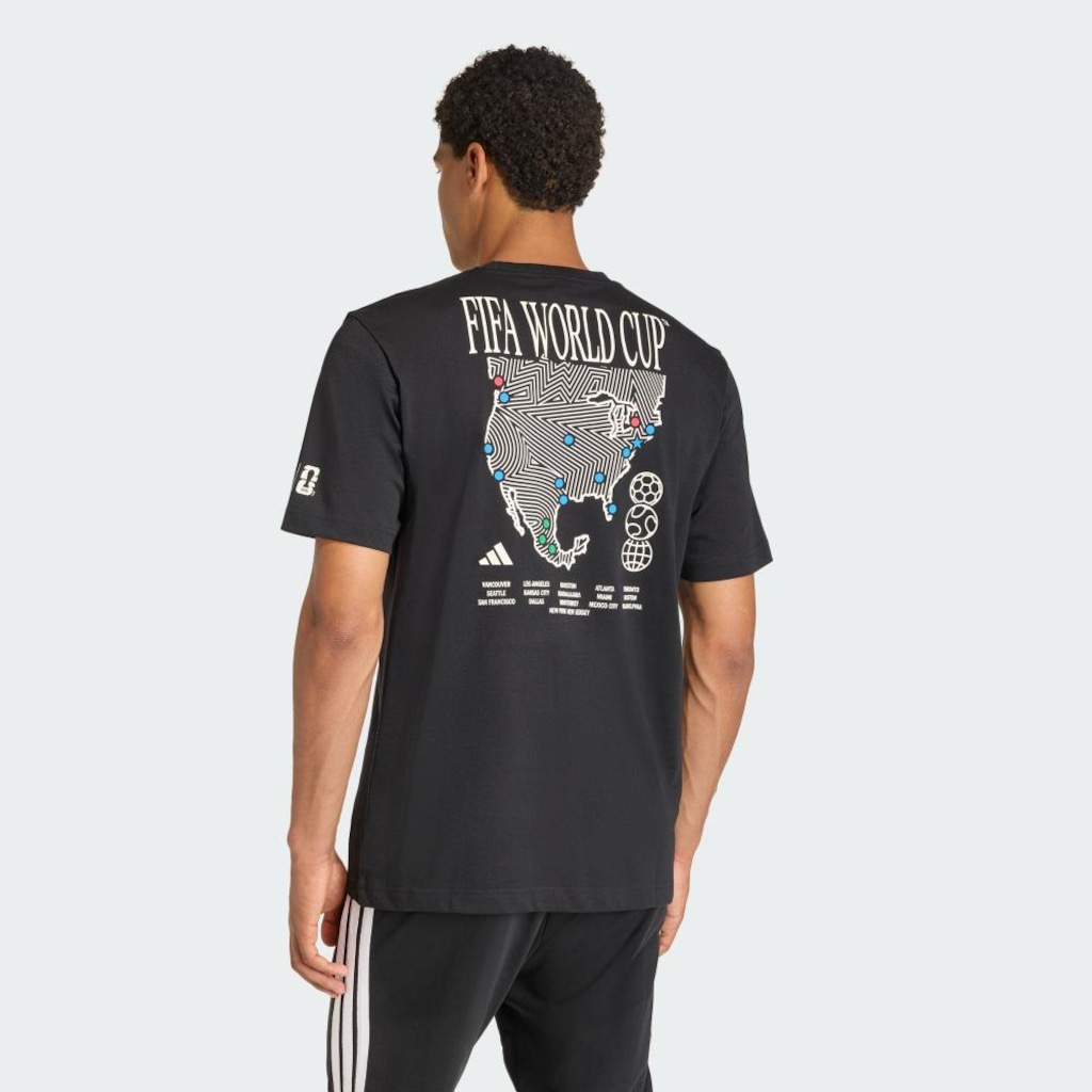Imagem 3 do produto Camiseta adidas Mapa Copa do Mundo FIFA Masculina