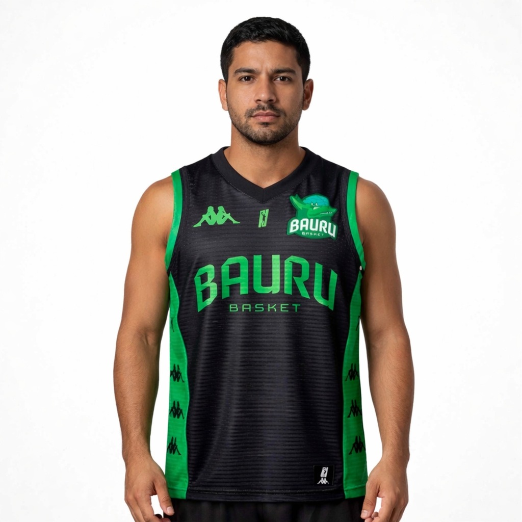 Imagem 2 do produto Camisa Bauru Kappa Regata Basket III 26/27 Torcedor - Masculino