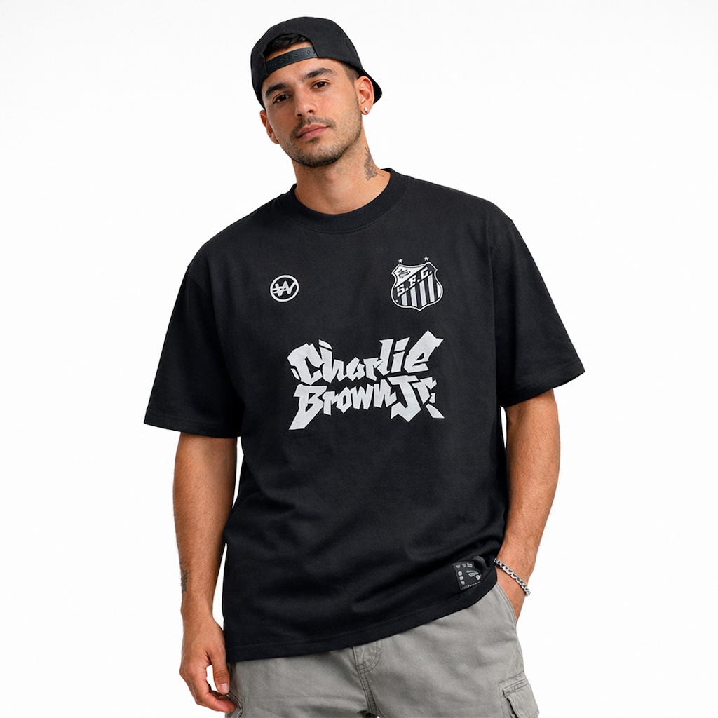 Imagem 2 do produto Camisa do Santos Charlie Brown Edição Especial Wanted - Masculino
