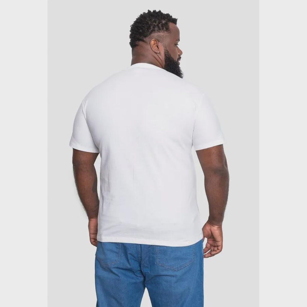 Imagem 2 do produto Camiseta HD Plus Size Estampada Globe Techno Masculino