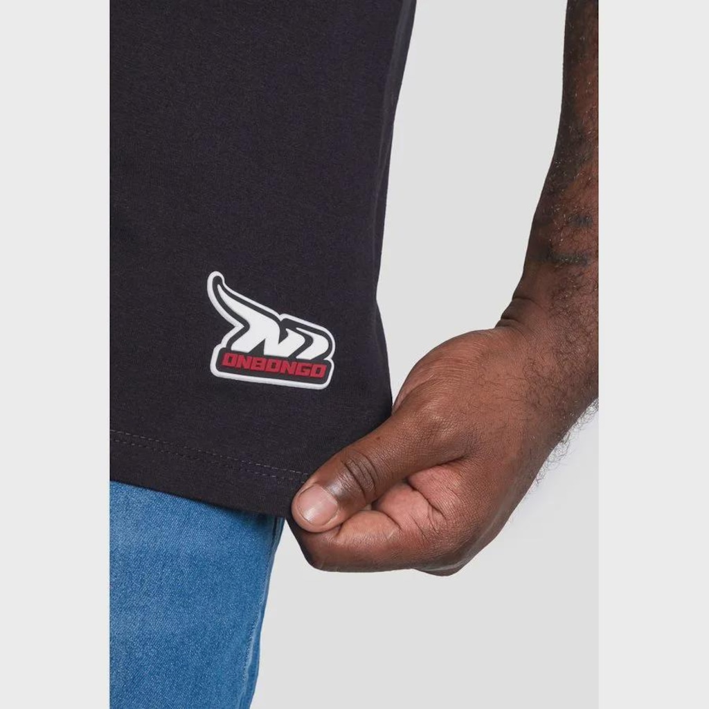 Imagem 4 do produto Camiseta Onbongo Plus Size Especial Staff Masculina