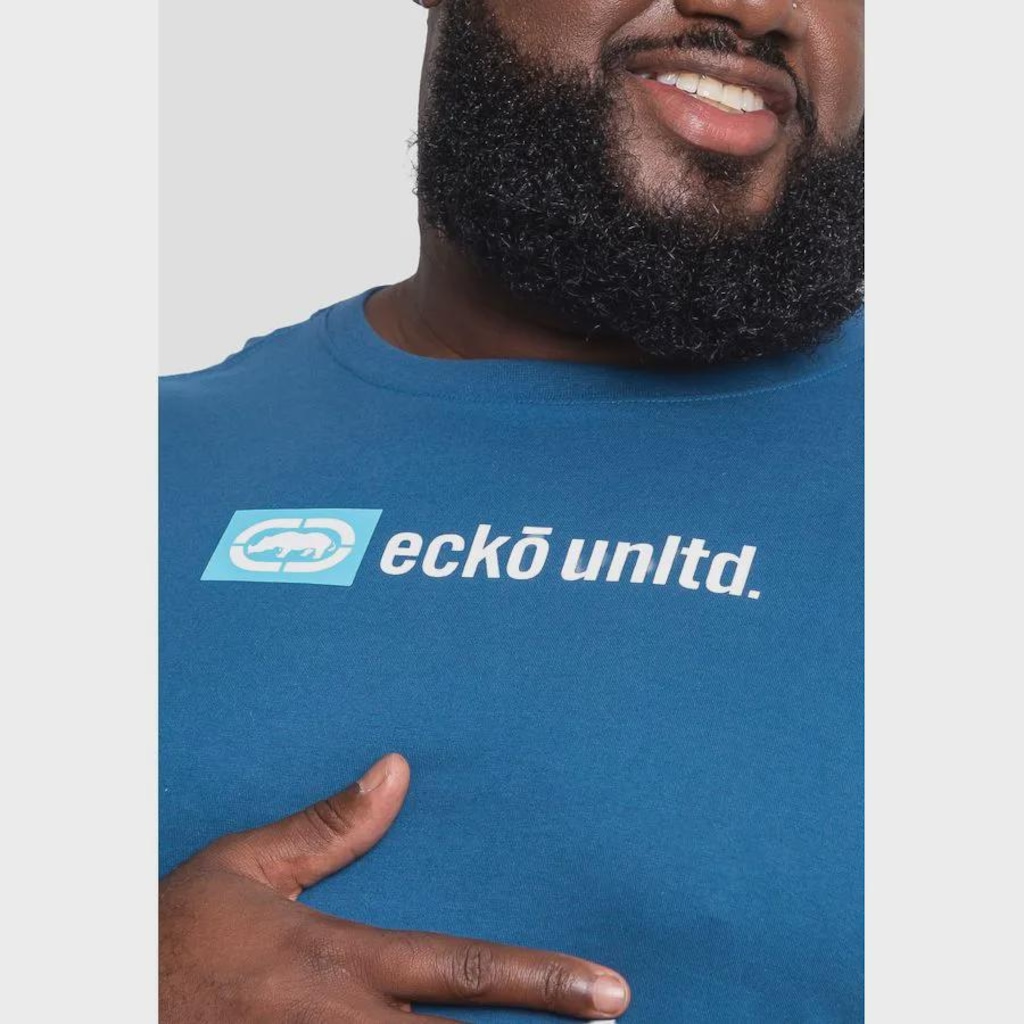 Imagem 3 do produto Camiseta Ecko Clássica Plus Size Estampada Masculina