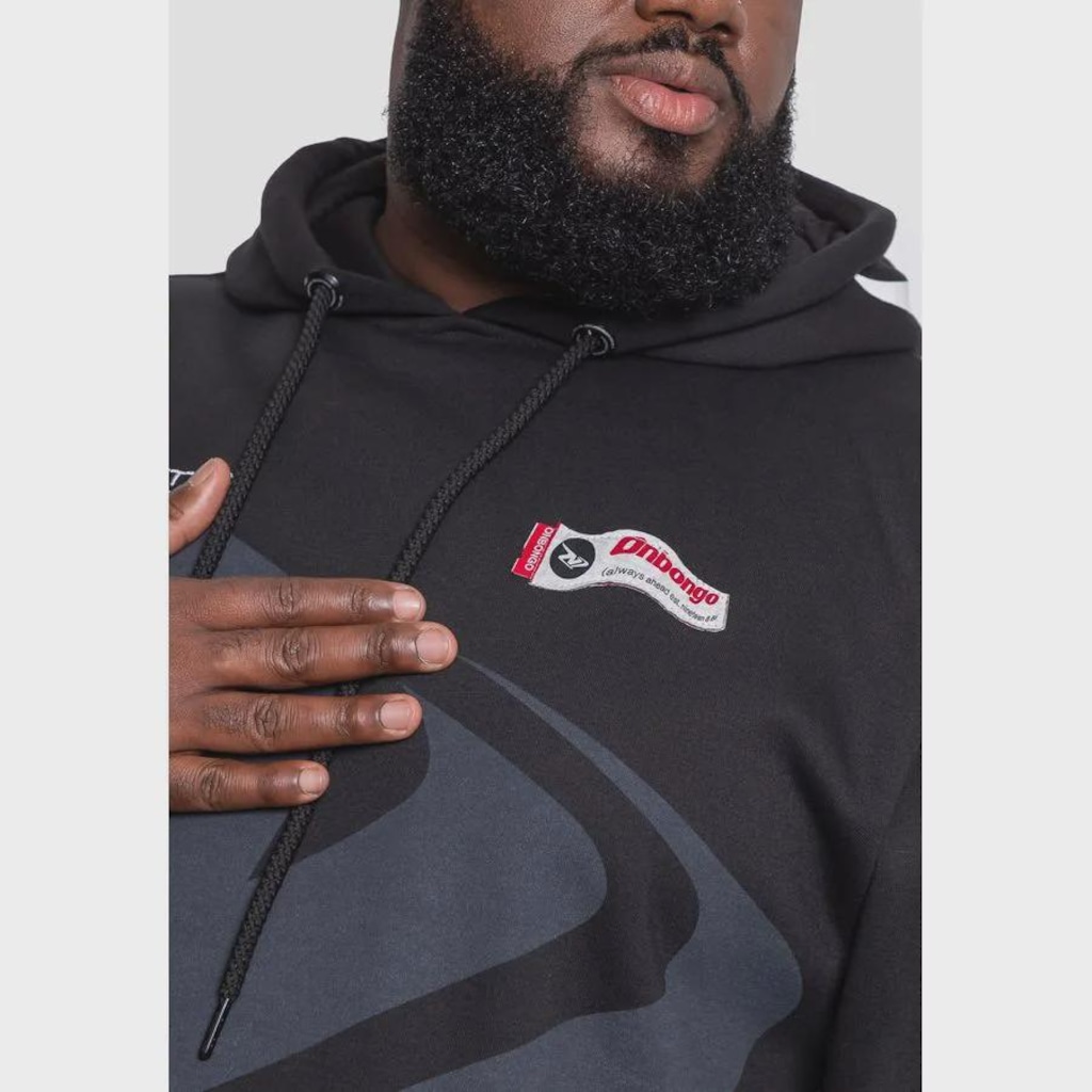 Imagem 3 do produto Moletom Onbongo Canguru Plus Size Masculino