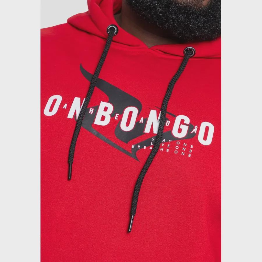 Imagem 3 do produto Moletom Onbongo Plus Size Canguru Masculino