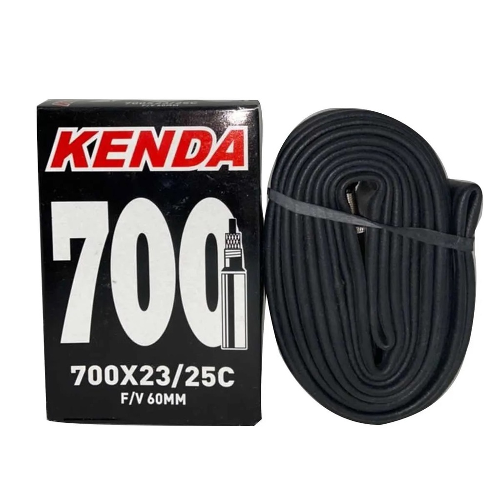 Imagem 3 do produto Kit de Câmara de ar com 6 Unidades 700 x 23/25 Kenda bico fino presta 60 mm