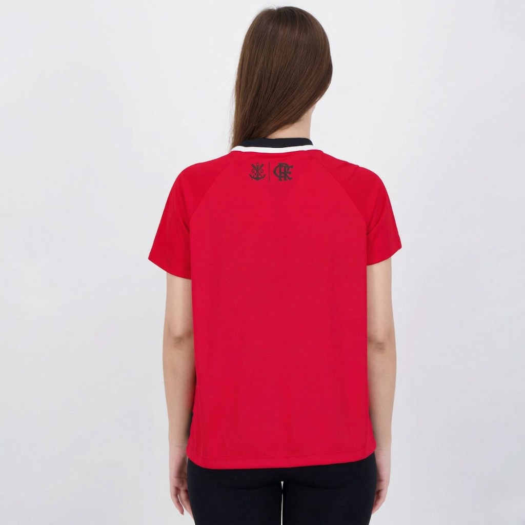 Imagem 3 do produto Camiseta do Flamengo Manto Raglan - Feminino