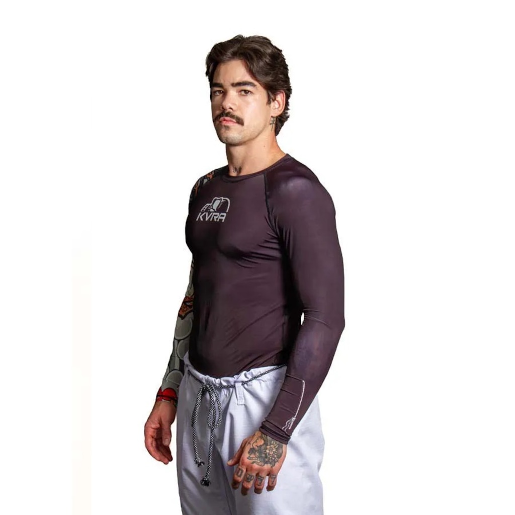 Imagem 3 do produto Camiseta Manga Longa Rash Guard Samurai KVRA HP - Unissex