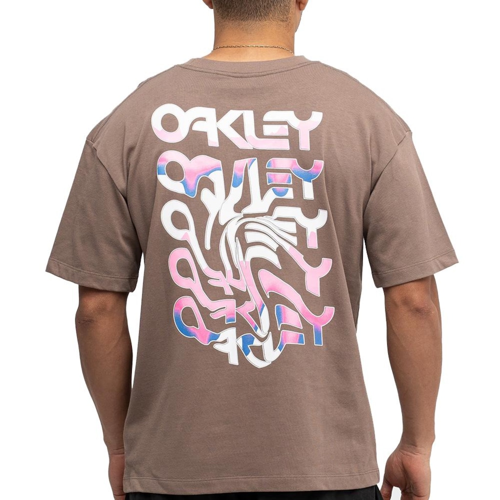 Imagem 2 do produto Camiseta Oakley B1B Warp Graphic SS WT26 Masculina