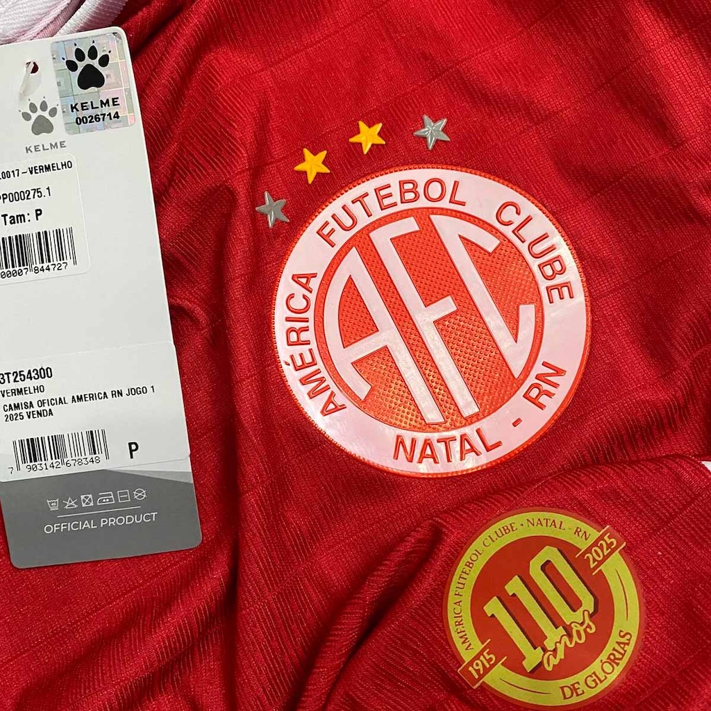 Imagem 3 do produto Camisa do América RN I 26/27 Jogador Tolledo Masculina