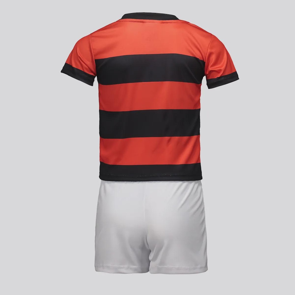 Imagem 2 do produto Kit Do Flamengo Baby com Bordado FutFanatics Infantil