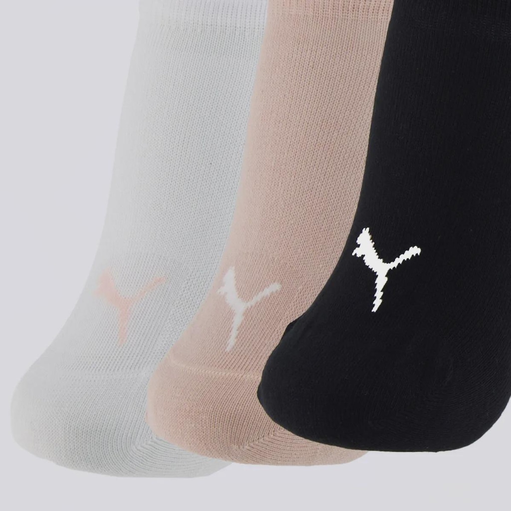 Imagem 3 do produto Kit Meia Puma Sapatilha Invisible 3 Pares Feminina
