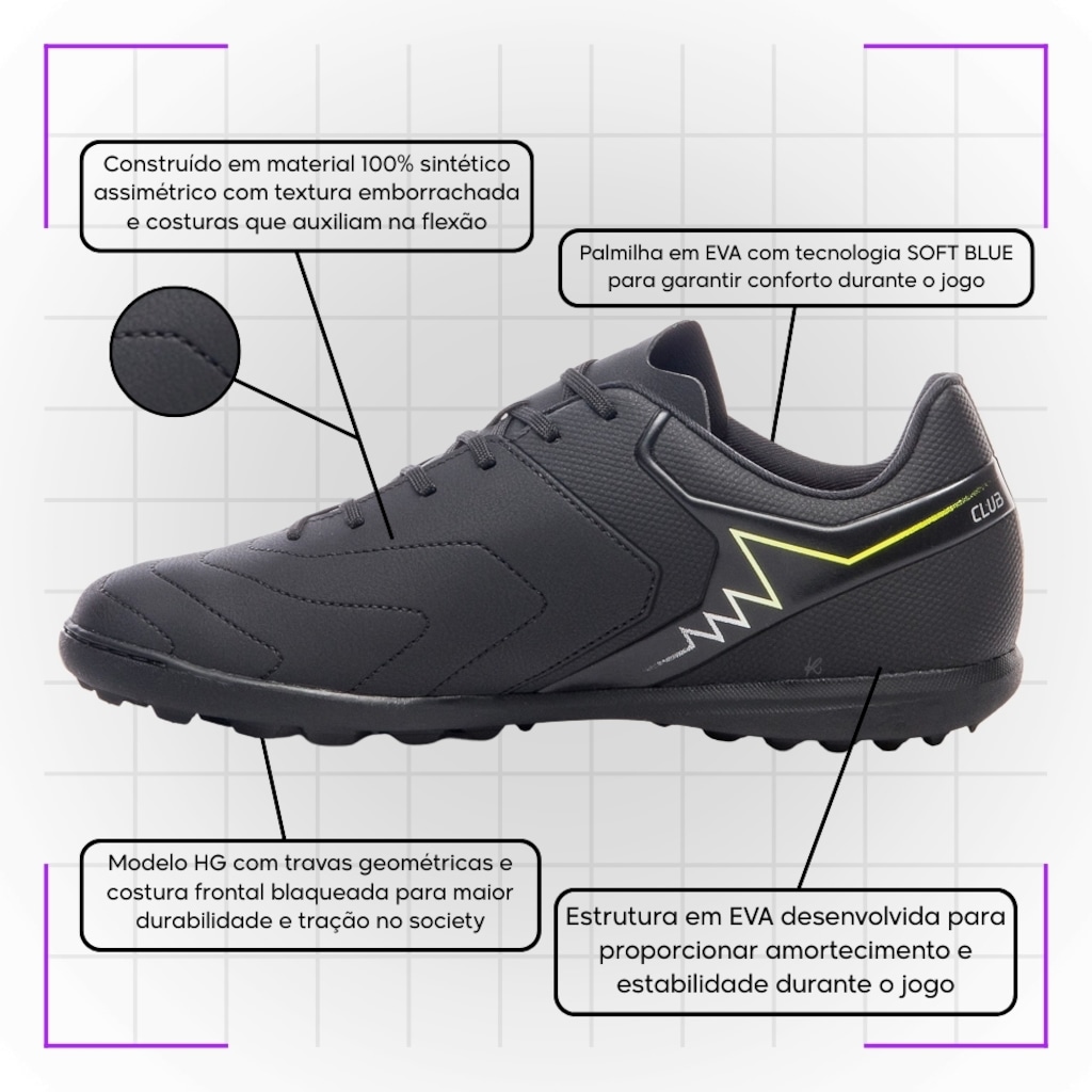 Imagem 3 do produto Chuteira Society Adulto Umbro Adamant Masterclass Club