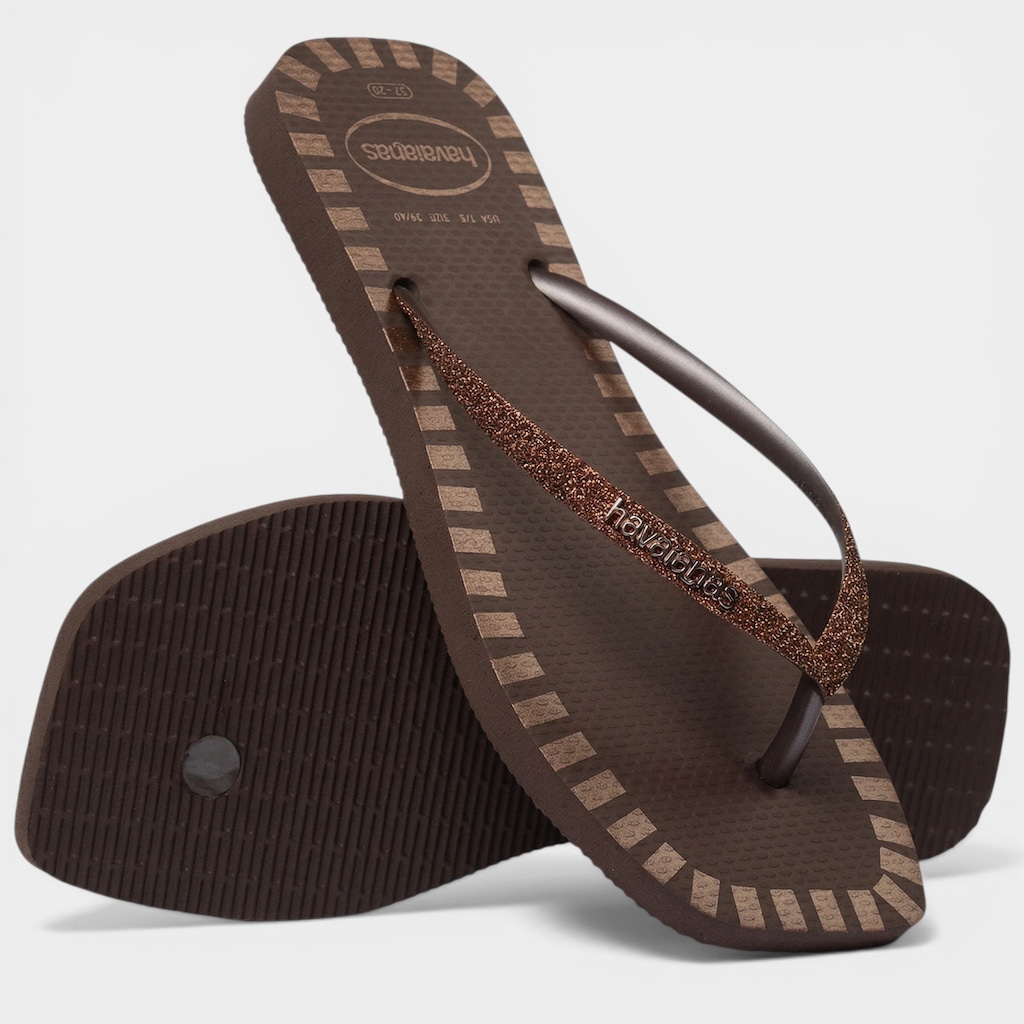 Imagem 4 do produto Chinelo Havaianas Slim Glitter Contour - Feminino