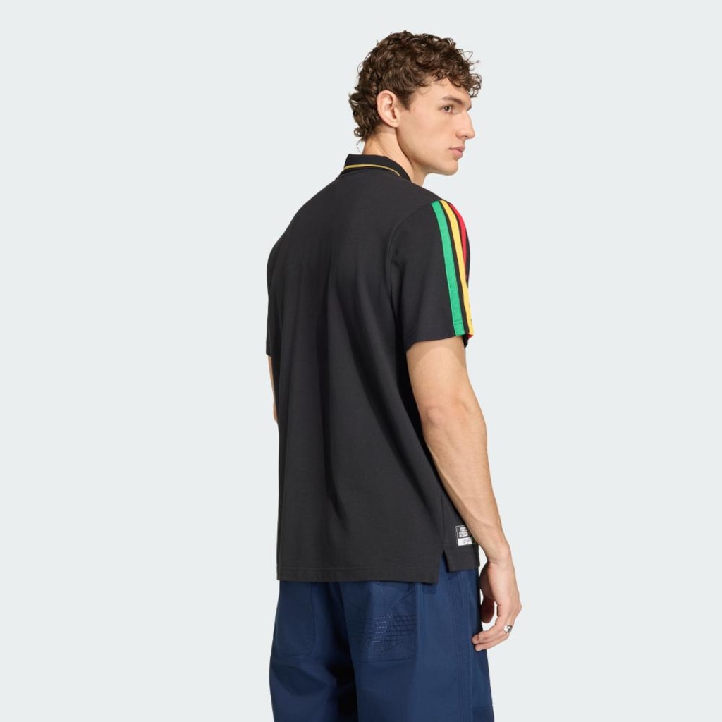 Imagem 3 do produto Camisa Polo Adidas Jamaica x Bob Marley DNA Masculina