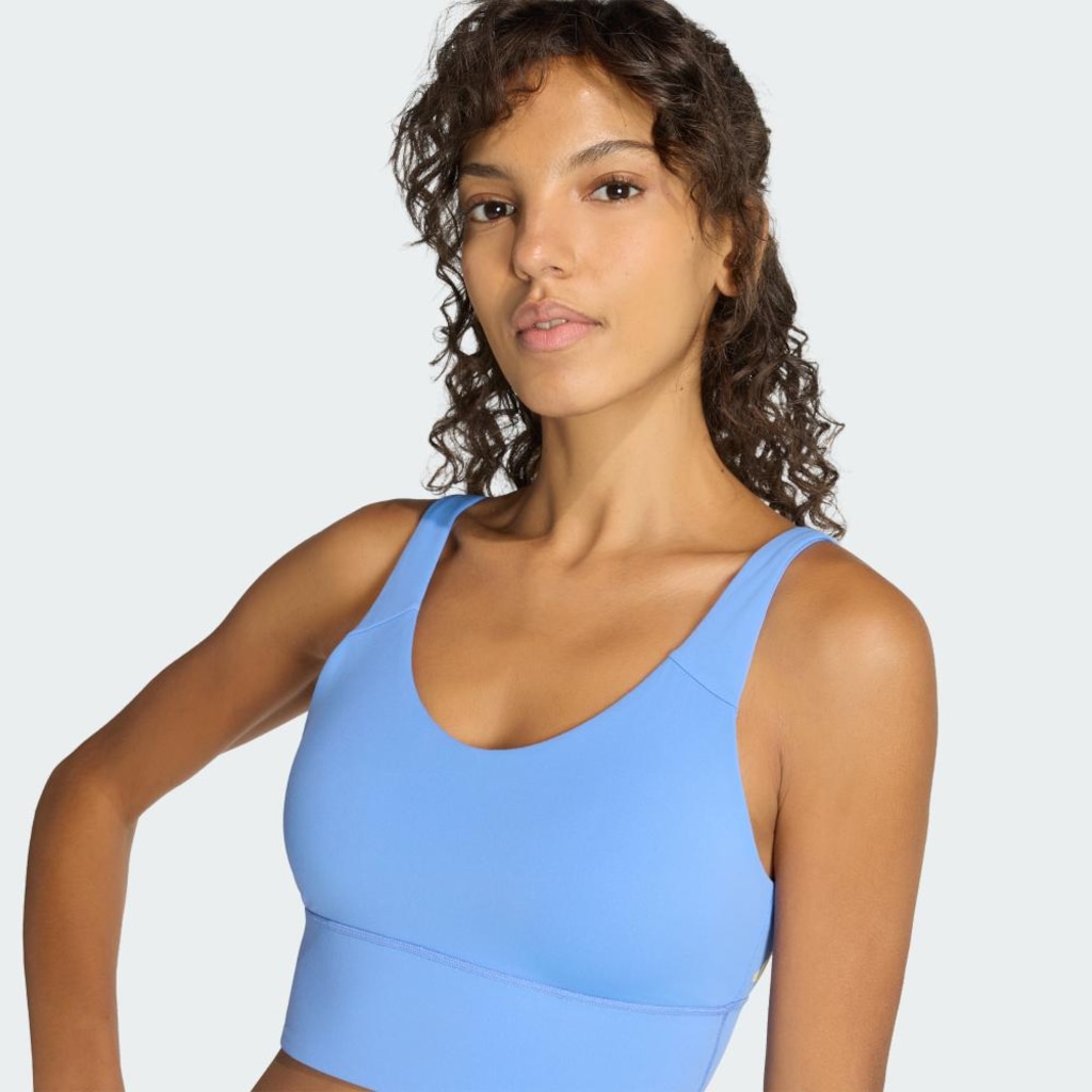 Imagem 5 do produto Top Adidas Suporte Leve Três Listras Studio All Me Feminino